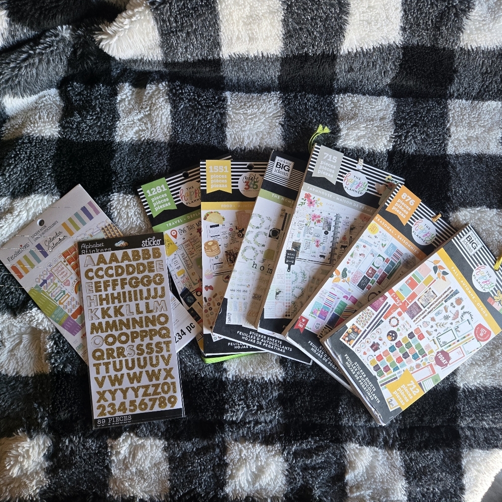 The Happy Planner Sticker Book - Lot Of 6